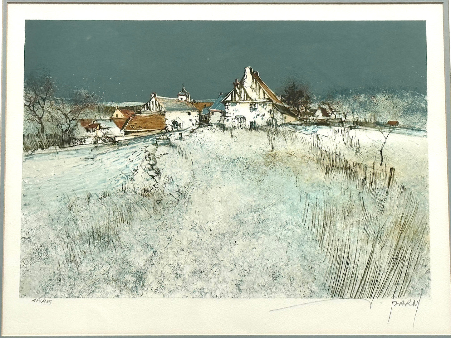 "Village Sous La Neige" by D'Izarny