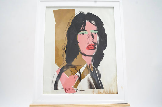 Mick Jagger Print by Andy Warhol
