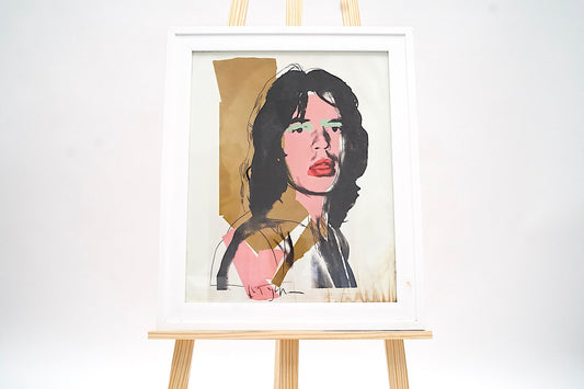 Mick Jagger Print by Andy Warhol